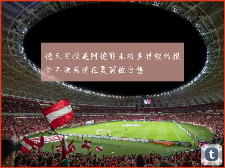 德天空报道阿德耶米对多特续约报价不满或将在夏窗被出售